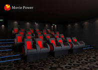 Luar Biasa Sound 4D Movie Theater System Dengan Kursi Getaran Hitam