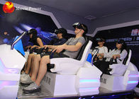 Enam Kursi 9D Simulator 9D VR Cinema CE Sertifikat CE Untuk Taman Hiburan