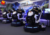 3 Dof Platform VR Car Racing 9D Simulator Mendukung Multiplayers Competition