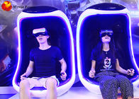 Magic 9D VR Egg simulator Double Seats VR Roller Coaster Hiburan dalam ruangan