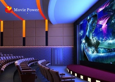 Fog Smell Fire Imax 4D Home Theater 4D Cinema Dinamis Dengan Kursi Getaran Hitam