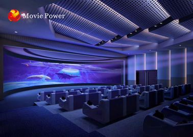 Kulit Asli Kursi Kaki Menyapu / Getaran 4D Movie Theater Dengan 7.1 Sistem Audio