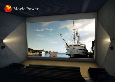 Populer Sistem Bioskop Bioskop 3 DOF 4D Elektronik Dengan Layar 360 Besar