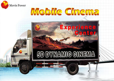 Waterproof Cabin VR Truck Mobile 5D Cinema Canggih 6 - 12 Kursi