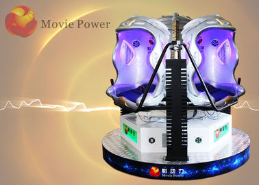 Simulator 9D VR Cinema Dengan 1/2/3/6 Kursi Sistem Hidrolic Listrik