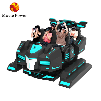 6 kursi 9d VR Cinema Arcade Virtual Reality Roller Coaster VR Peralatan