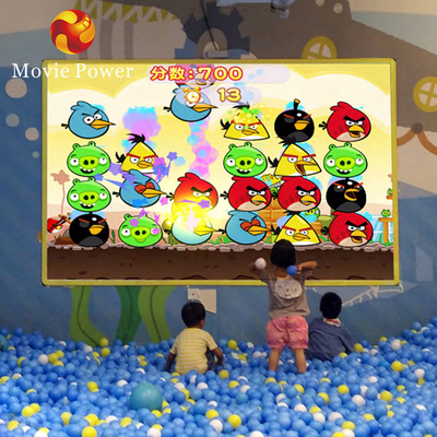 Game Proyeksi Dinding Lantai Besar Anak-anak Taman Permainan Indoor 3D Game Bola Interaktif Untuk Anak-anak
