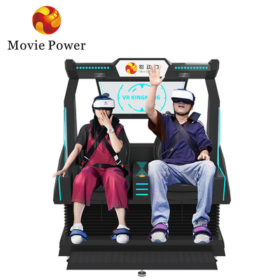 2 Seater Roller Coaster 9d Vr Motion Chair Vr Cinema Movies Simulator Virtual Reality Game Machine Arcade Untuk Dijual