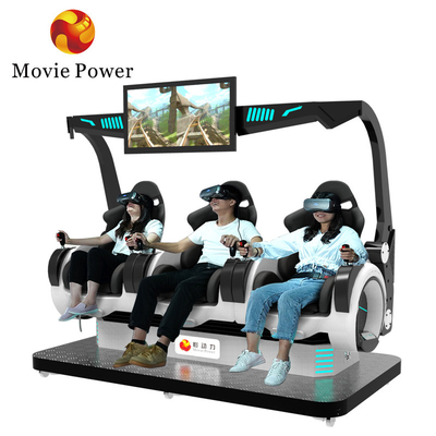 Peralatan Hiburan 9d Vr Cinema Virtual Reality Roller Coaster 9d Vr Kursi Untuk Taman