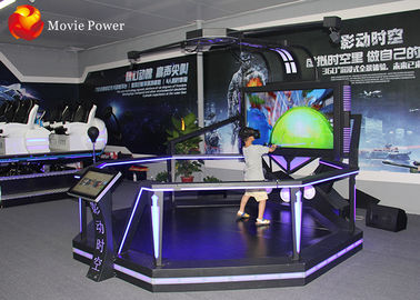 Virtual Reality Cinema 2 Menangani VR Theme Park Equipment Stasiun Game HTC VIVE VR