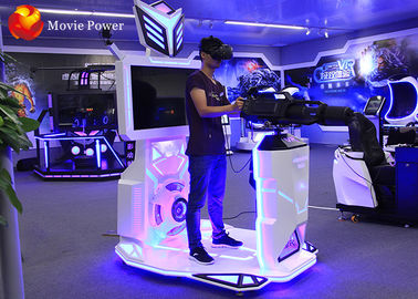 Ruang Putar Virtual Reality Simulator 9D VR Interaktif Indoor Shooting Game Gatling Gun