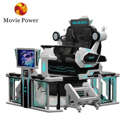 Keamanan 9d Vr Bioskop 2 Kursi Vr Roller Coaster Simulator Kursi 360 Motion Ride