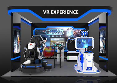 360 ° Rotating Platform Amusement Park 9d Virtual Reality Simulator Untuk Anak-Anak Dan Dewasa