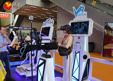 Pemain Tunggal Berdiri Peralatan 9D VR Indoor Shooting Simulator