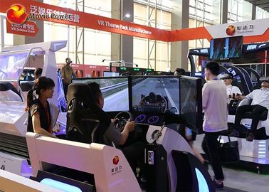 Indoor Entertainment 9D Simulator / 5d 7d Vr Car Racing Simulator Dengan 3 Layar