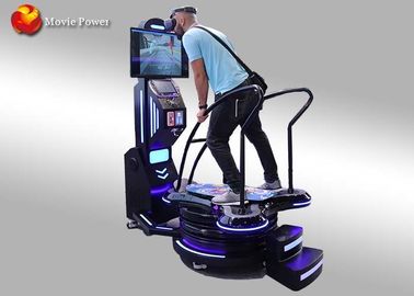 Black & Blue Standing Up 9D VR Surfing Motion Simulator Permainan Hiburan Interaktif
