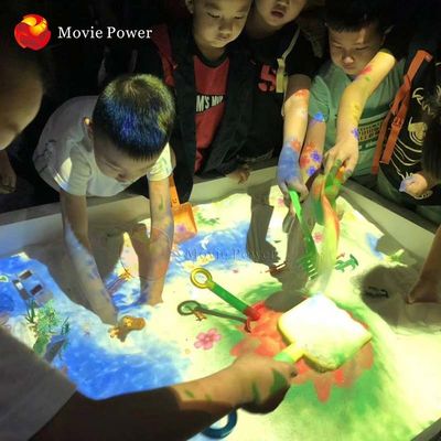 Hiburan Anak-anak Permainan Anak Interaktif Fisik Dalam Ruangan AR Sandbox Game