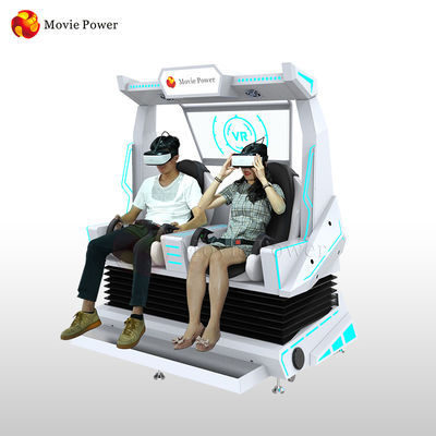 Efek Dinamis Usaha Kecil 9D VR Cinema 2 Kursi Mesin Realitas Virtual