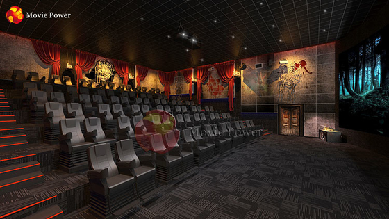 Efek Khusus 5D Cinema 10 Seats Business 4D Theater System