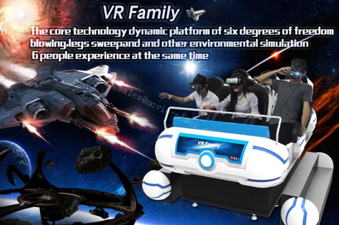 Platform Dinamis 9D Virtual Reality Simulator Vr Family Cinema Chair Set Mesin Game 0