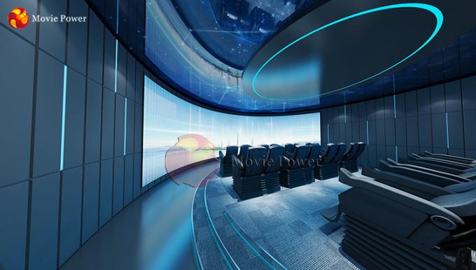 Sistem Gerak Listrik Bioskop Layar Melengkung Digital 4d Dalam Ruangan 0