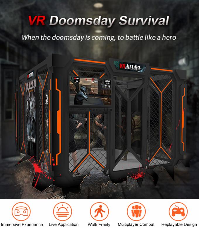 Laba Tinggi Virtual Reality Entertainment Simulator Peralatan Game Menembak Vr Dalam Ruangan 0