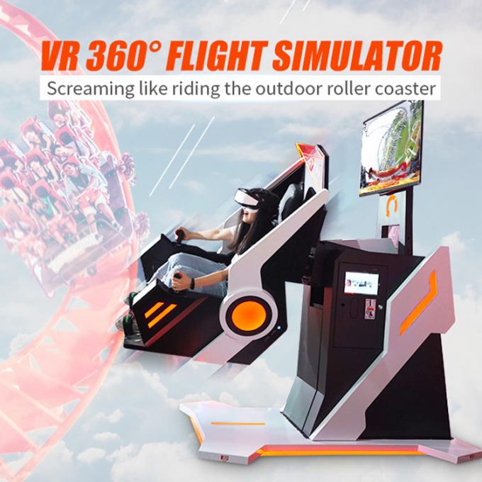 Kursi Gaming Simulator Penerbangan 720 Derajat Mesin Realitas Virtual Dalam Ruangan 0