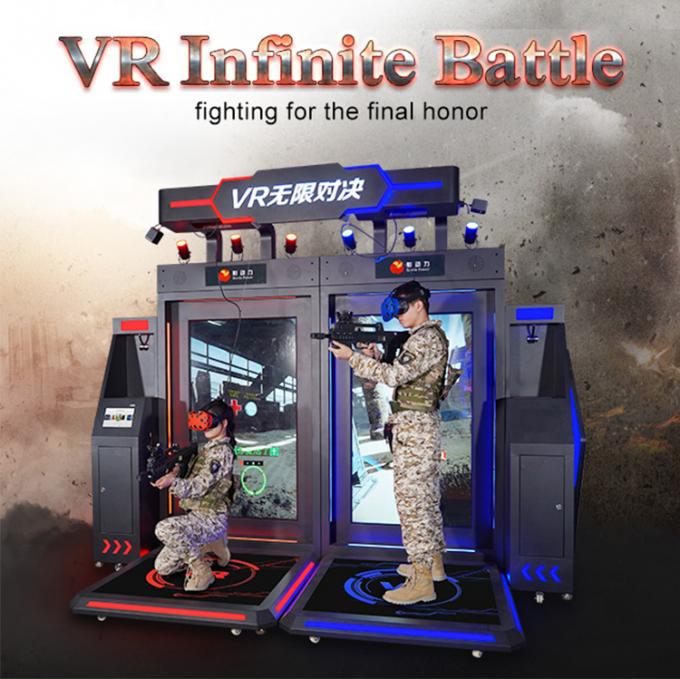 Multiplayer Berdiri 9D VR Game Virtual Reality Machine Seri Interaktif 0