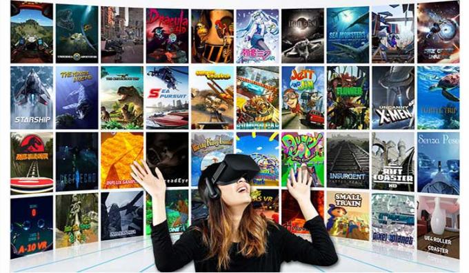 6 Kursi Keren Bentuk 9D VR Cinema Listrik Rotating Platform 9D VR Simulator 0