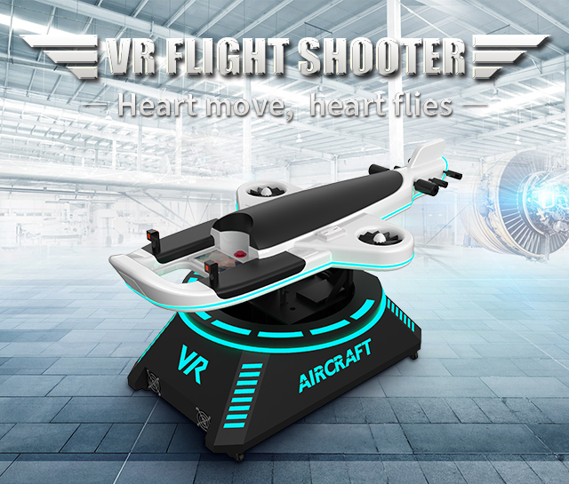 Mesin Game Penerbangan Simulator VR Pusat Hiburan yang Dioperasikan dengan Koin 0