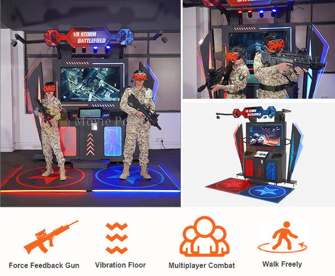 Zombie Interactive VR Shooting Arcade Game Machine 2 Pemain 1