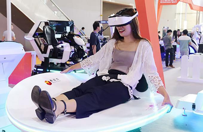 Hiburan Roller Coaster Mesin VR 9d Virtual Reality Gaming Equipment 0