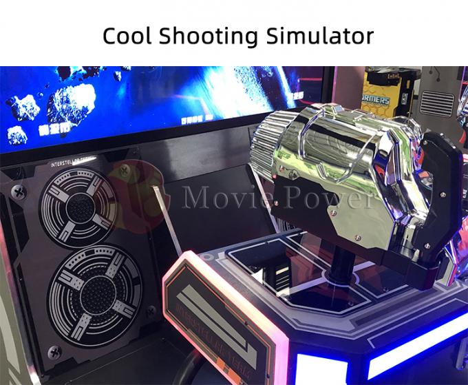Mesin Game Menembak Senapan Arcade Layar 3D Dioperasikan dengan Koin Hiburan 2
