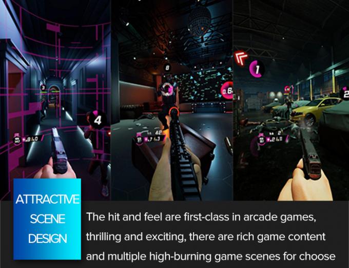 Mesin Game Arcade Virtual Reality Interactive 9D Vr Walking Gun Shooting 1