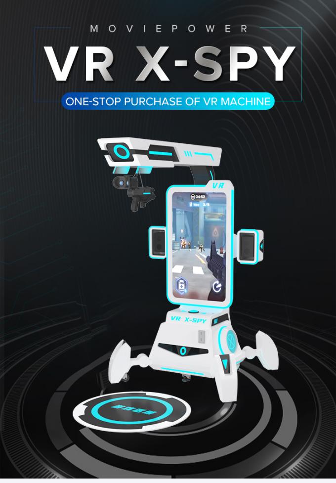 1 Pemain Virtual Reality Simulator Arcade Game Peralatan Hiburan Pemotretan VR Untuk Mall 0