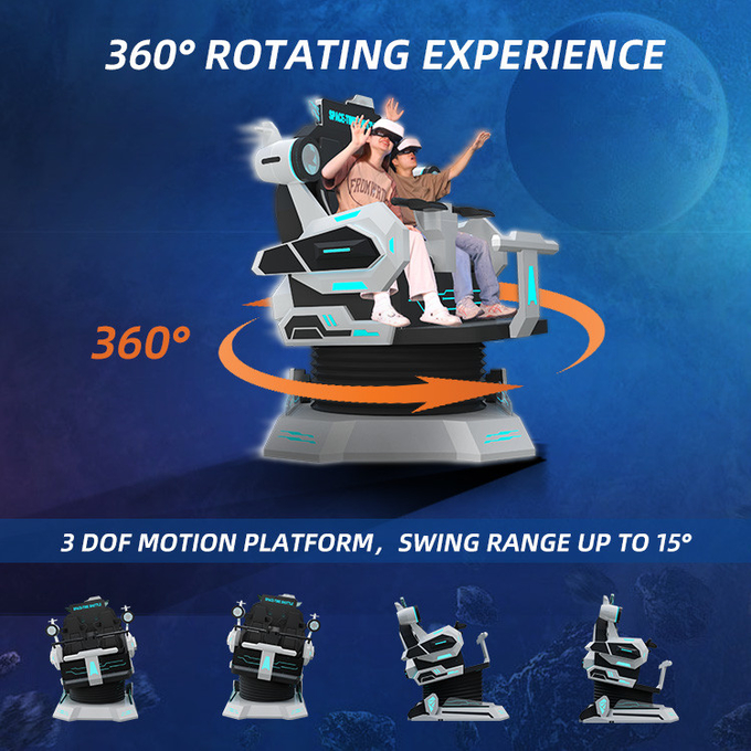 Shpping Mall 9d Vr Cinema Virtual Reality Roller Coaster Indoor Games 360 Chair Simulator Machine 2