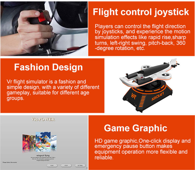Birdly Vr Flight Simulator 360 Vision Joystick Mesin Arcade Terbang 3