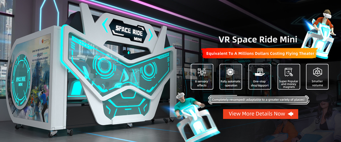 23KW Vr Simulator Penerbangan Kokpit 2 Kursi Virtual Reality Arcade 9d Cinema 9