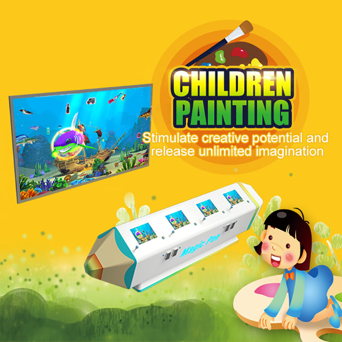 AR/MR Interactive Projector Wall Game Anak-anak Pendidikan 3d Video Game AR Anak-anak Mesin Lukisan 0