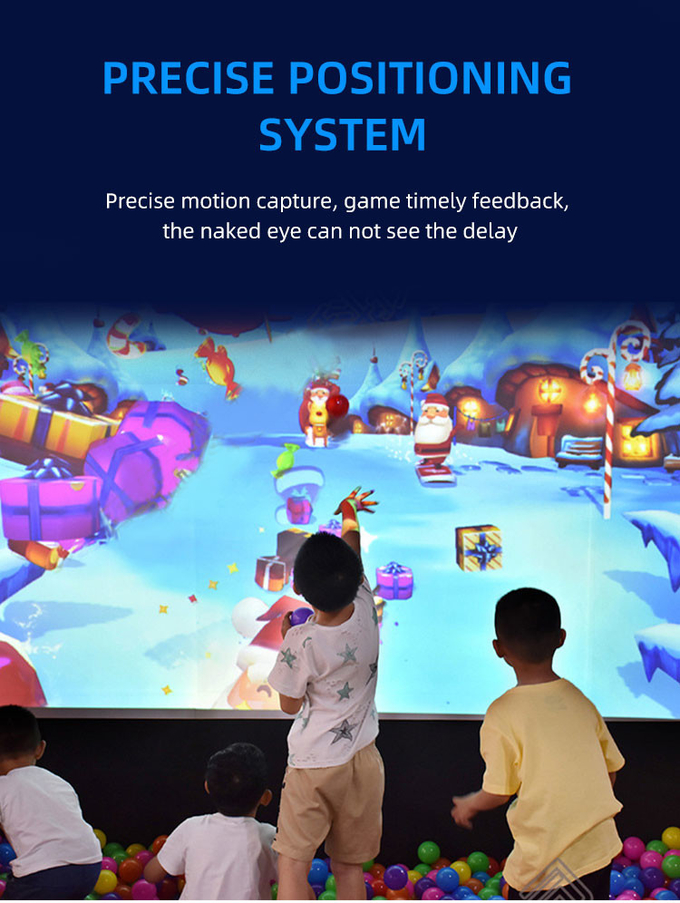 AR Magic Ball Interaktif Proyeksi Game Dinding AR Anak-anak Interaktif Proyektor Game 2