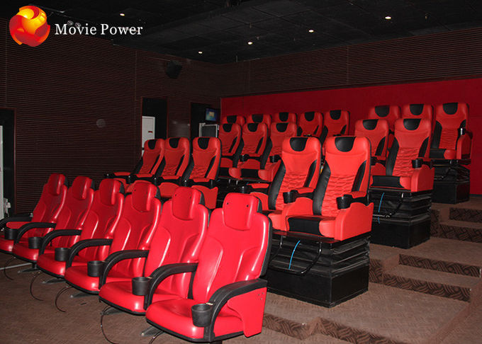 Hiburan 9D VR Simulator Sistem Bioskop 5D Kursi Gerak Peralatan VR Tema Teater Film 5D 1