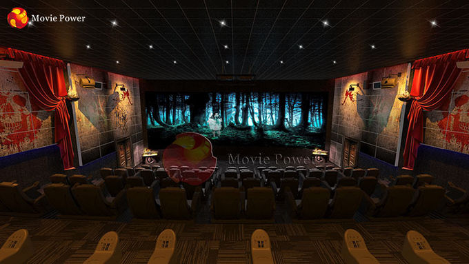 Adegan Horor 5D Taman Hiburan Proyek Bioskop Interaktif Taman Hiburan 0