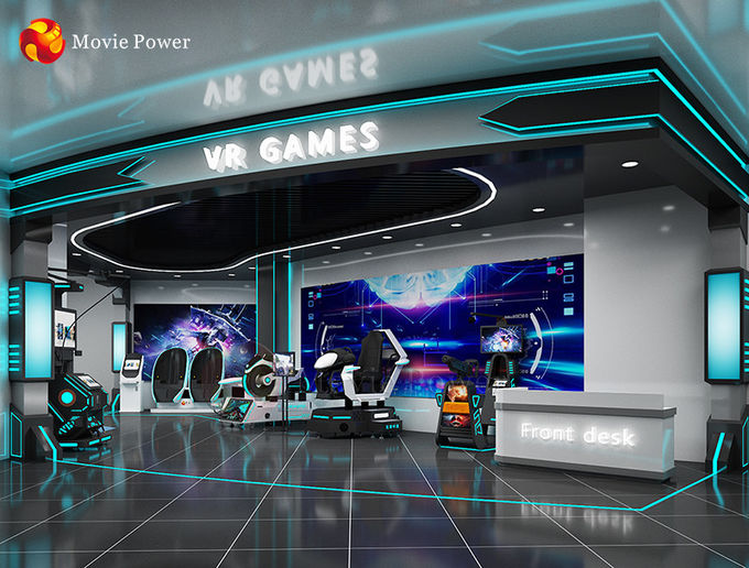 Peralatan Taman Hiburan VR, Zona Bermain Anak, Taman Bermain Virtual Reality Arcade Theme Park 0