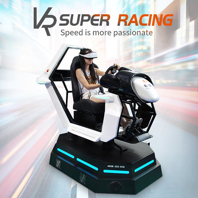 Taman Hiburan Virtual Reality Machine Racing 9d Vr Car Driving Simulator 0