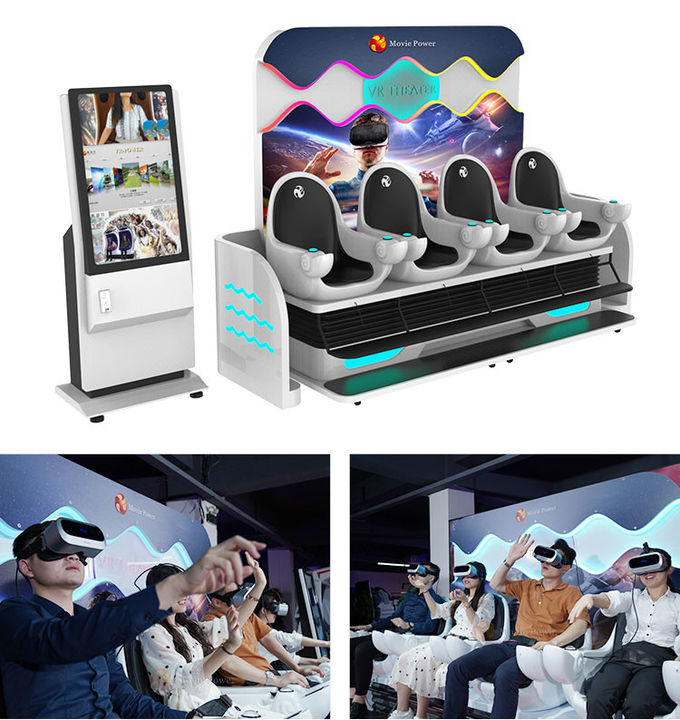 Pengalaman Realitas Virtual Paling Nyata 9D VR Egg Chair Cinema Simulator 9D VR 0