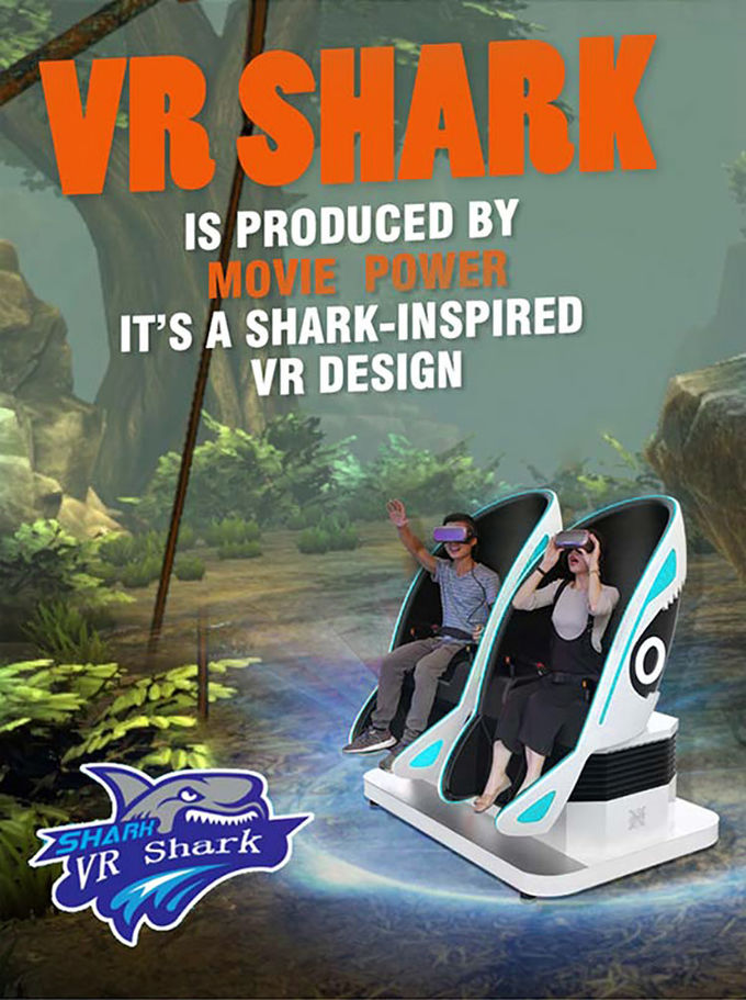 Produk Virtual Reality Amusent Park 2 Kursi 9d Egg Vr Chair Cinema Simulator 0