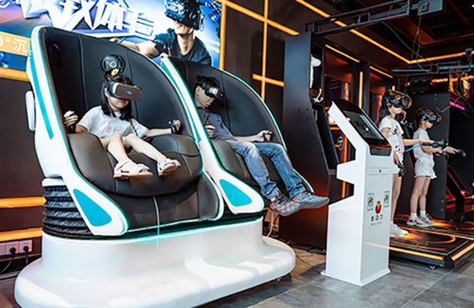 Platform Gerak Taman Hiburan Simulator Realitas Virtual Peralatan Bioskop 9d 1