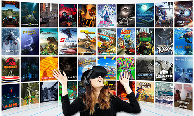 Koin Dioperasikan 3 Kursi Virtual Reality Simulator VR Cinema Dynamic 1
