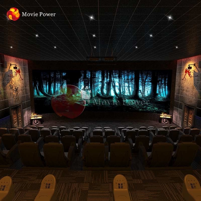 Efek Khusus 5D Cinema 10 Seats Business 4D Theater System 0