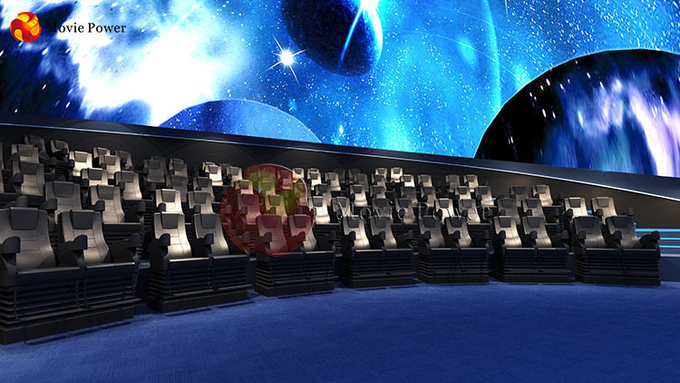 Kursi Gerak Penuh Interaktif 5D Movie Theater Movie Power Cinema Simulator 1